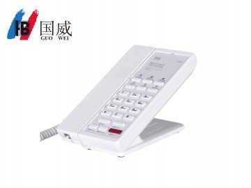 國(guó)威GW96,酒店電話機(jī),客房專用話機(jī),一鍵前臺(tái)白色酒店話機(jī)