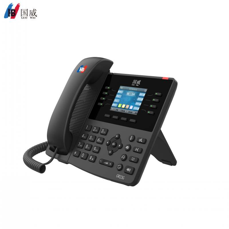 國威GW23G,VOIP電話機,2.8英寸彩屏千兆SIP網絡電話機
