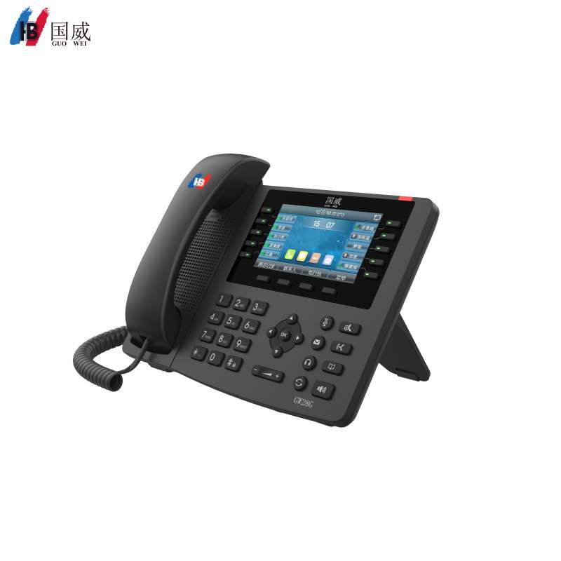 國威GW28G,VOIP電話機,4.3英寸彩屏千兆SIP網絡電話機